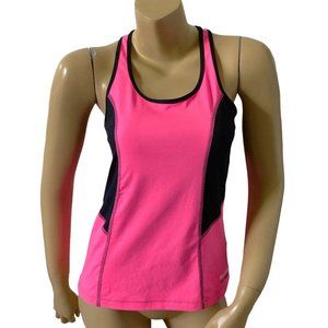 HOLLISTER Womens Size Small Sleeveless Pink Black Athletic Tank Top Shirt